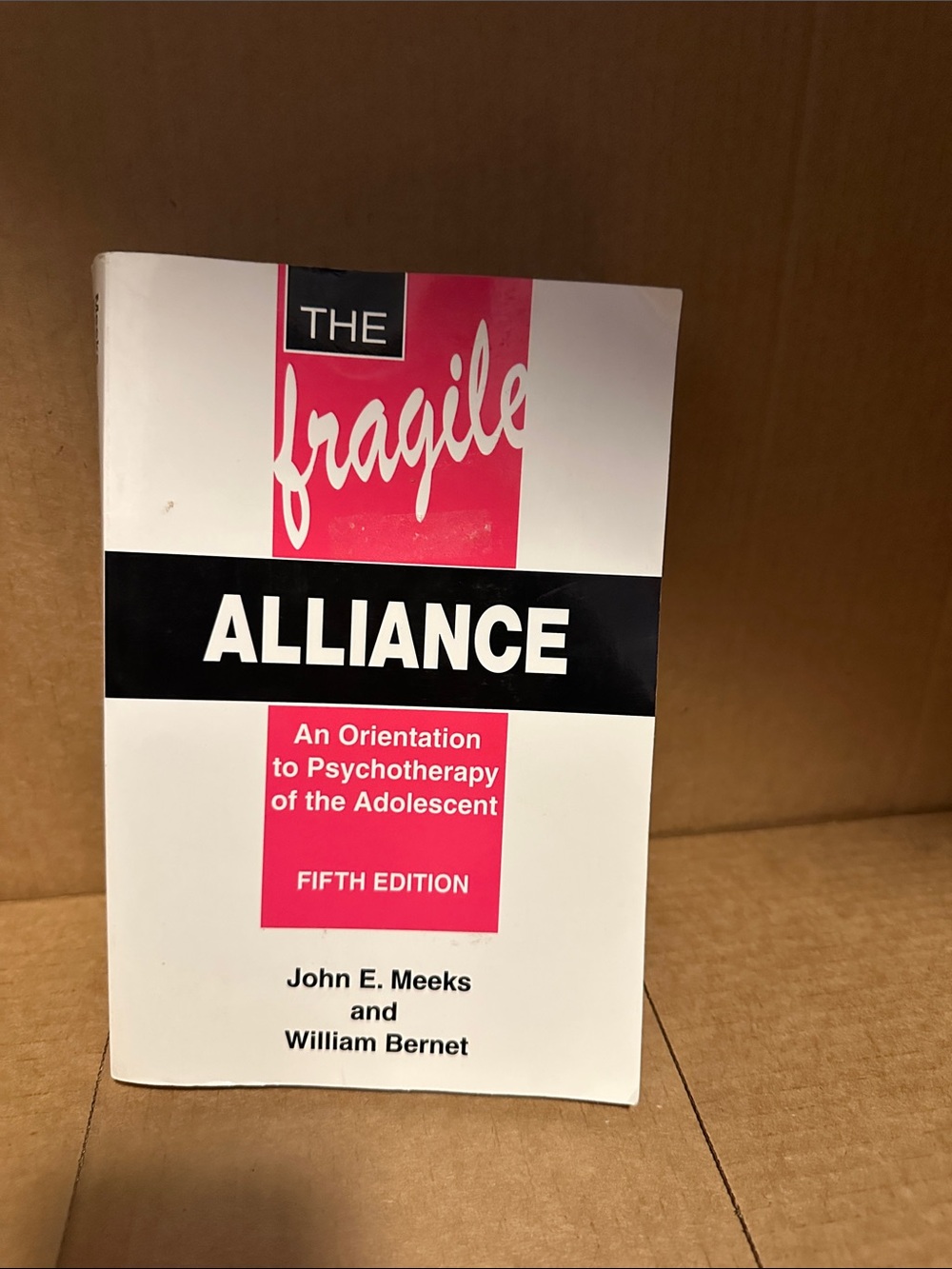 The Fragile Alliance Notebook - White & Pink